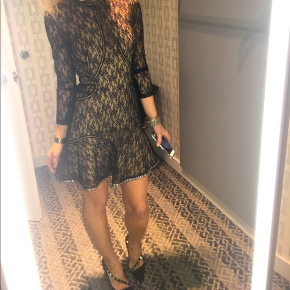 Alexander Wang Lace Drop Waits Mini Dress - Picture 3 of 14